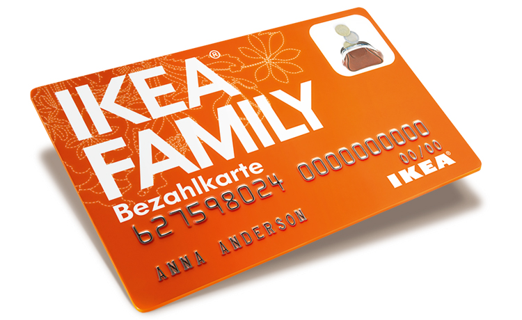 IKEA FAMILY Bezahlkarte