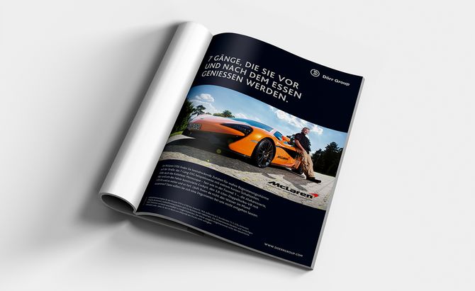 McLaren Unikat-Anzeigenreihe