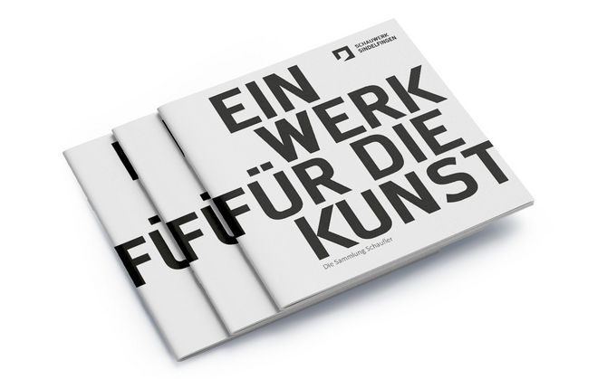 Neue Imagebroschüre für das SCHAUWERK