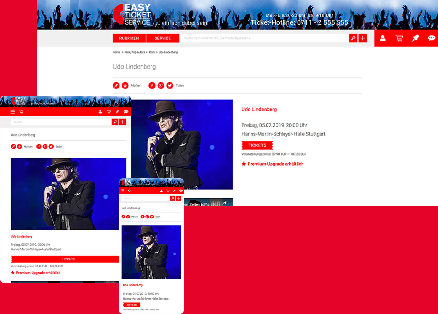 SAHARA Werbeagentur Referenz Easy Ticket Service