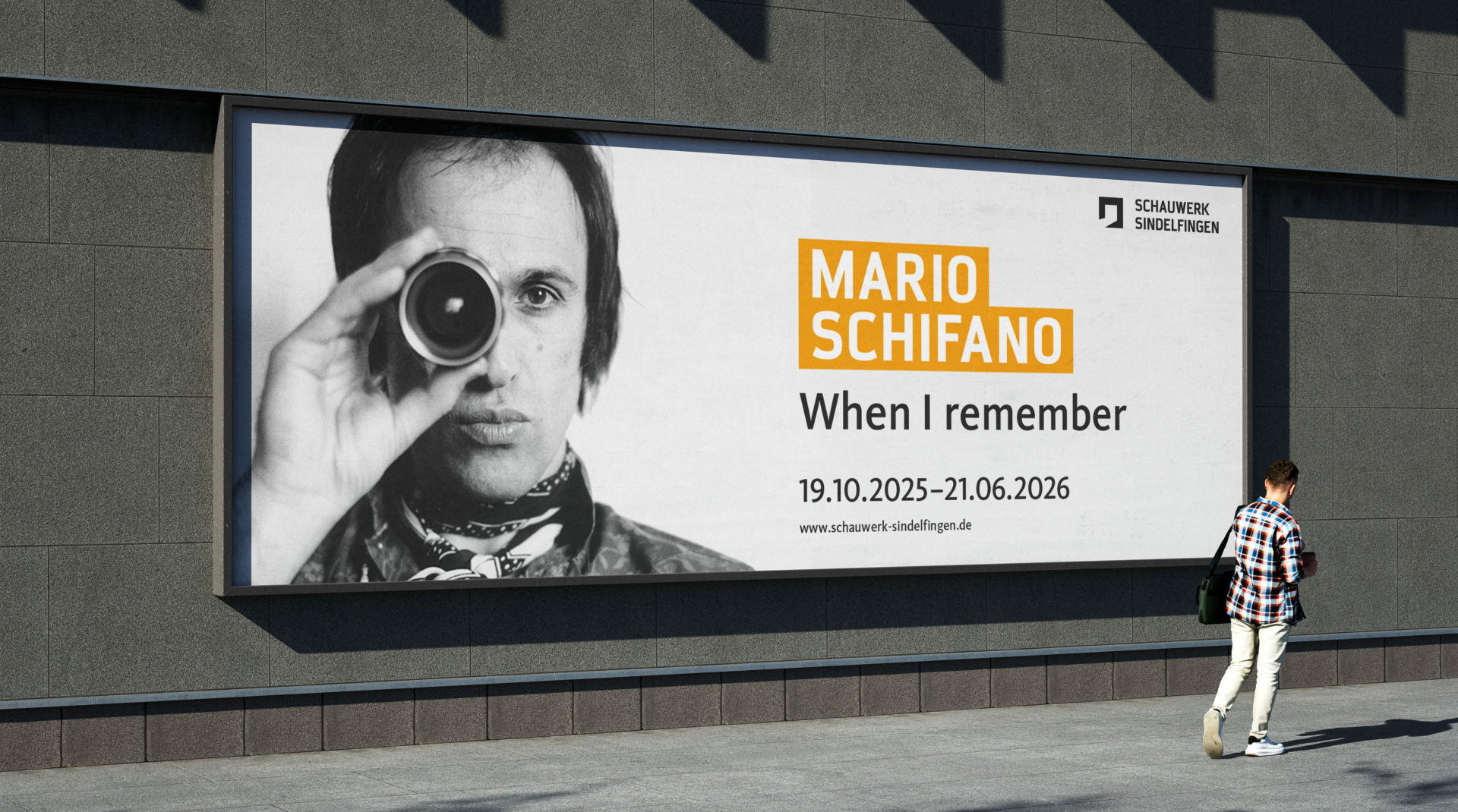 SAHARA Werbeagentur Referenz: Schauwerk Mario Schifano